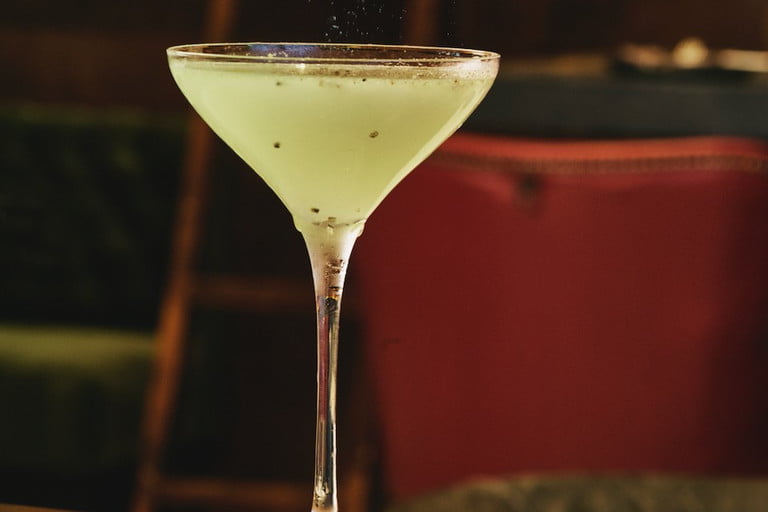 A Head of Lettuce cocktail from Warren American Whiskey Kitchen