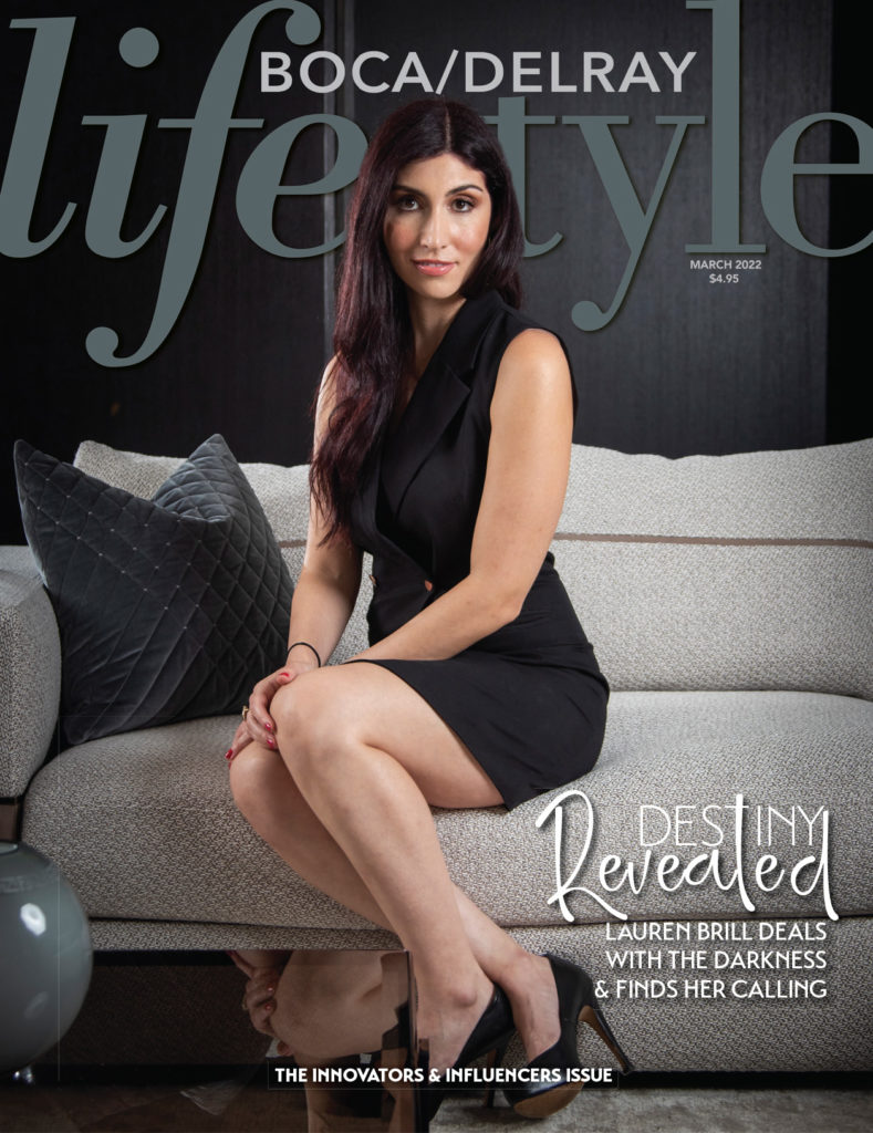 Cover of the Boca/Delray Lifestyle Magazine March 2022