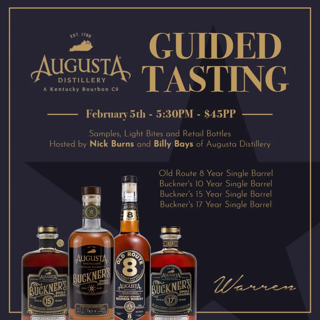 2025.02.05 Augusta Distillery Guided Tasting at Warren Delray