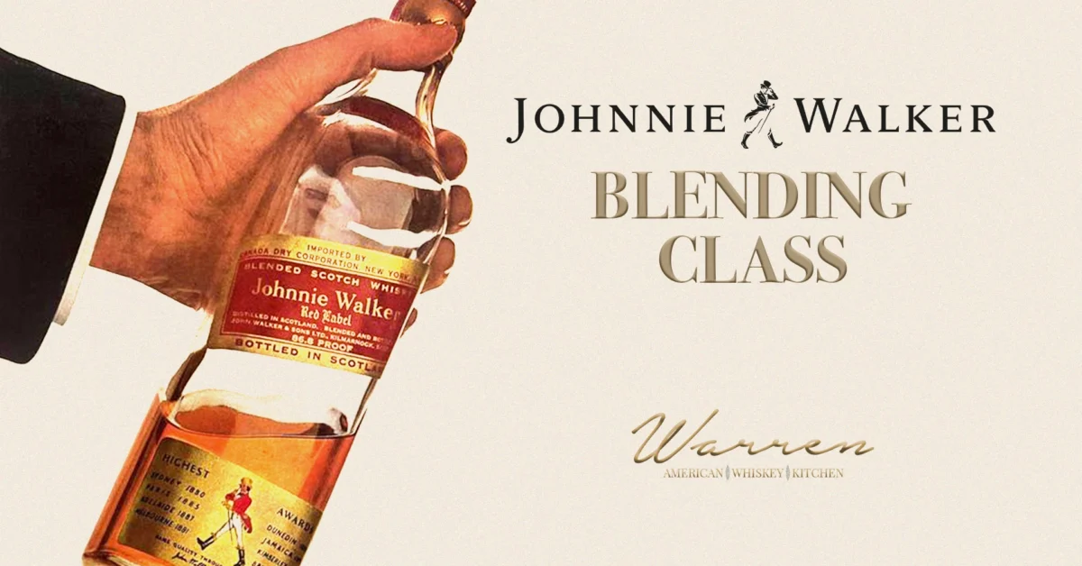 Johnny Walker Blending Class at Warren Delray January, 22, 2025 Banner