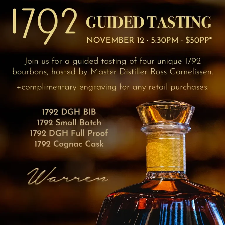 2025.11.12 1792 Bourbon Guided Tasting at Warren Delray